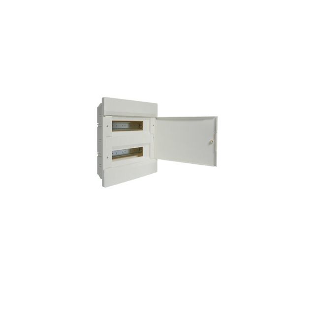 Recessed Enclosure Plastic 2x12 Non-Transparent Door Cosmos VR212PD