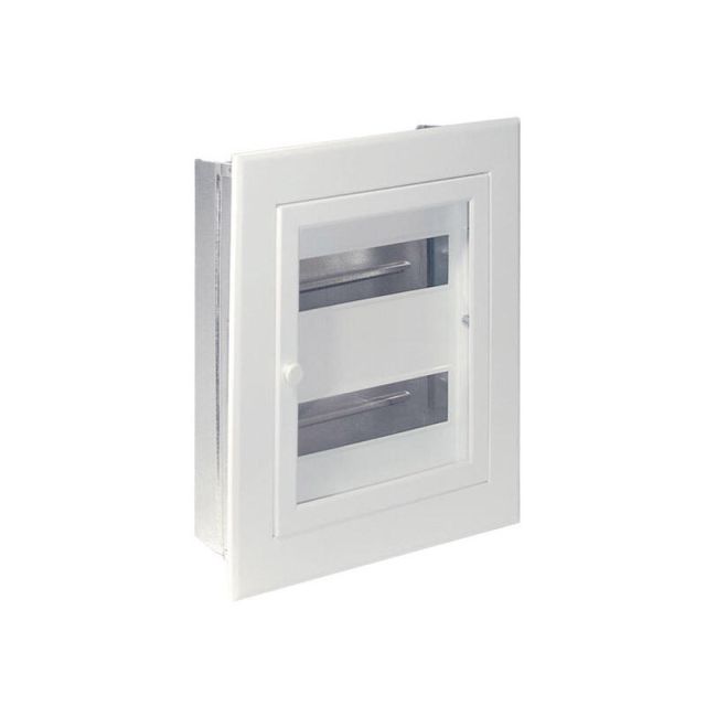 Recessed Enclosure 2x12M White 1001-12