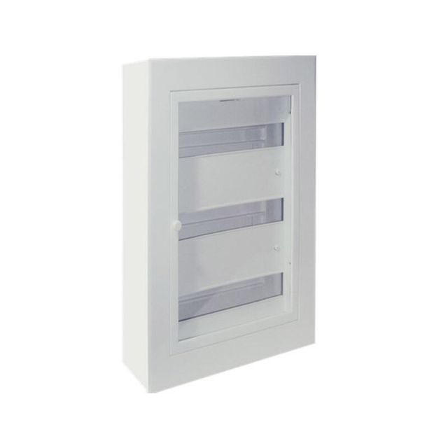 Surface Mounted Enclosure Metallic 3x14 with Plastic Door 2003-33