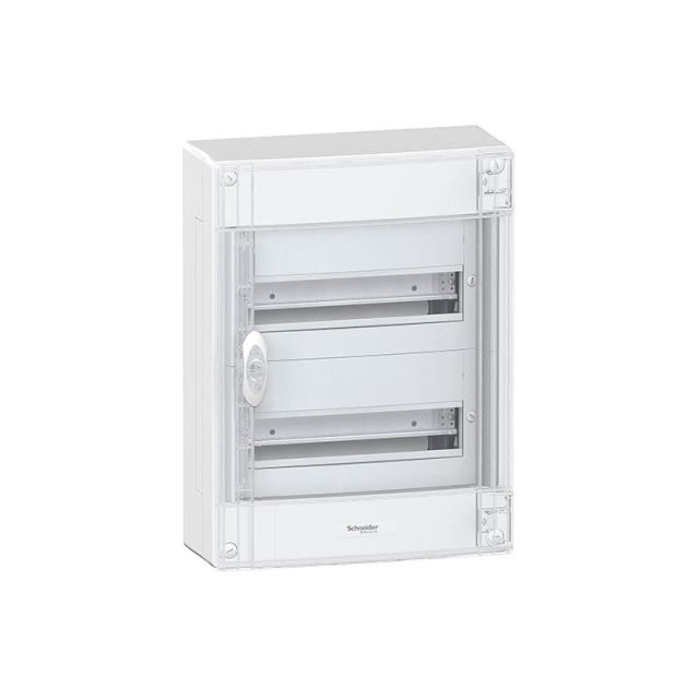 Surface Mounted Enclosure 2x13M Transparent Door Pragma PRA29213