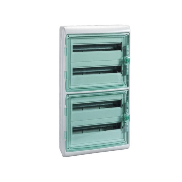 Πίνακας Στεγανός 4x18M Διαφανής Πόρτα Kaedra 13437