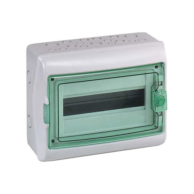 Πίνακας Στεγανός 1x12M Διαφανής Πόρτα Kaedra 13431