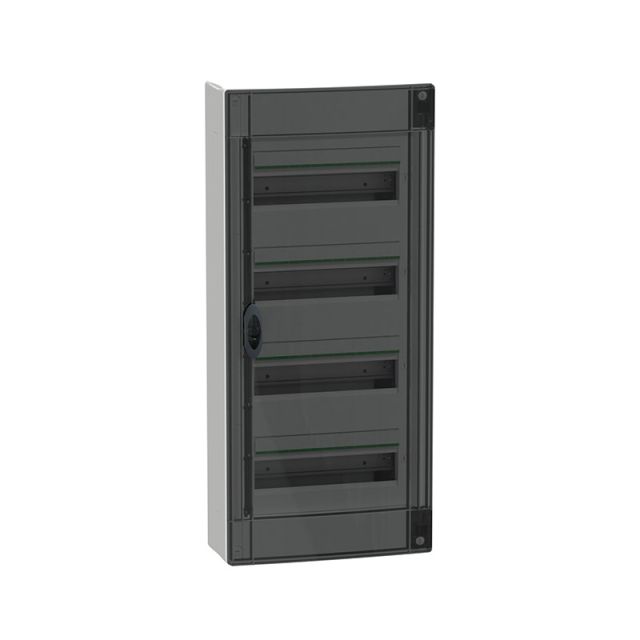 Modular Enclosure-Surface 4x13M Transparent Door PrismaSeT XS LVSXR413