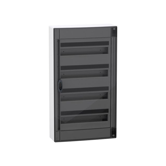 Modular Enclosure-Surface 4x18M Transparent Door PrismaSeT XSLVSXR418