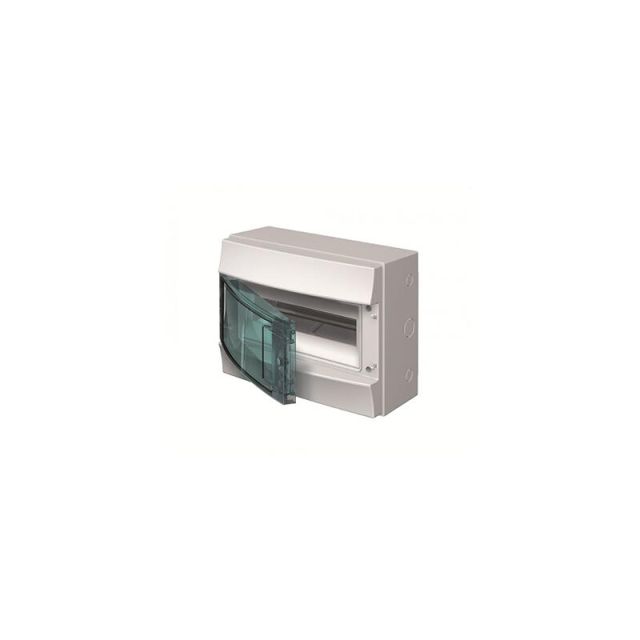Surface Mounted Enclosure CU1202 1x12M Transpareny Door Mistral65
