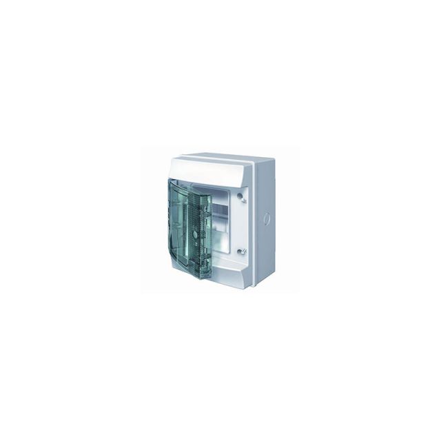 Surface Mounted Enclosure CU1200 1x4M Transparent Door Mistral65