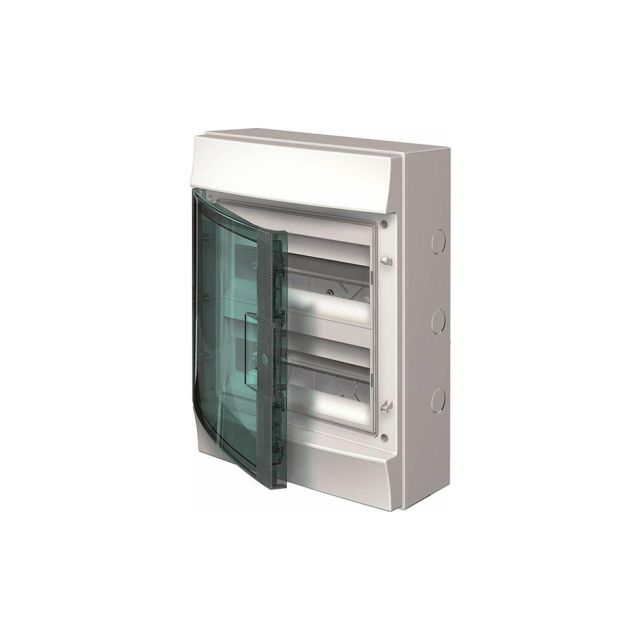 Surface Mounted Enclosure CU1204 2x12M Transparent Door Mistral65