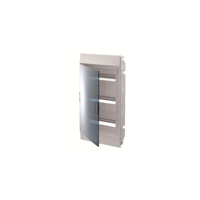 Recessed Enclosure Plastic 3x12 Transparent Door Mistral 75314
