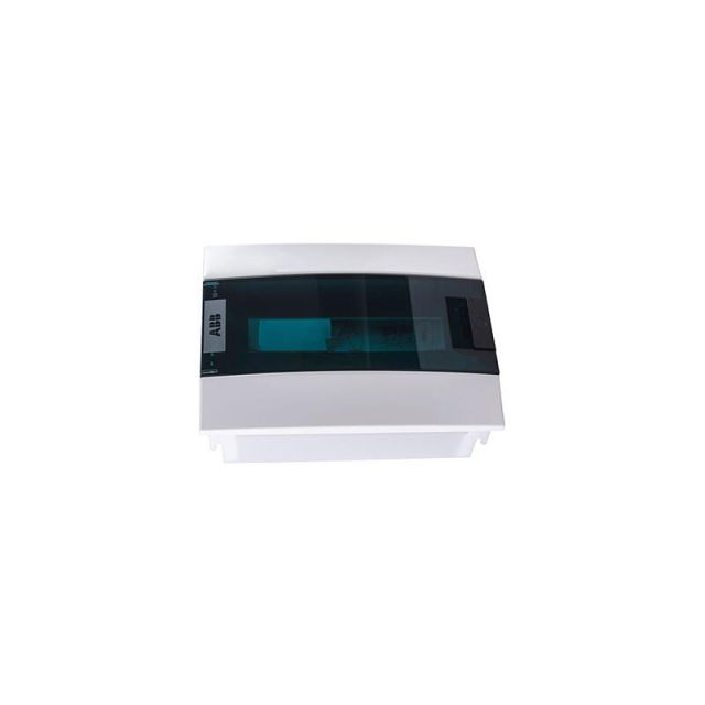 Recessed Enclosure Plastic 1x18 Transparent Door Mistral 75311