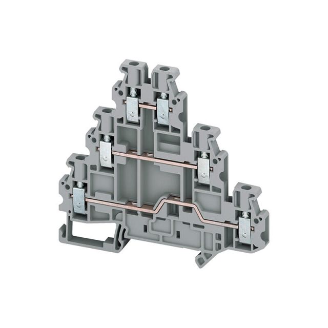 Terminal 6Pts,2.5Mm2 Grey 3-Floors,Nsytrv26T