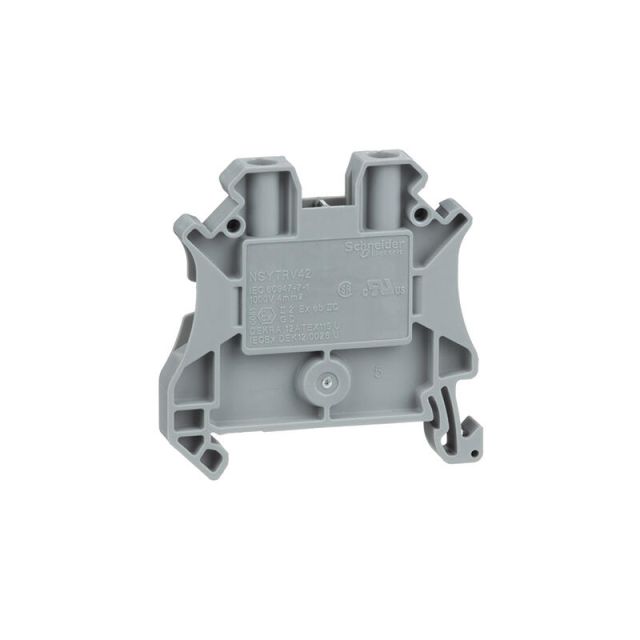 Terminal 2Pts,4Mm2 Grey Nsytrv42