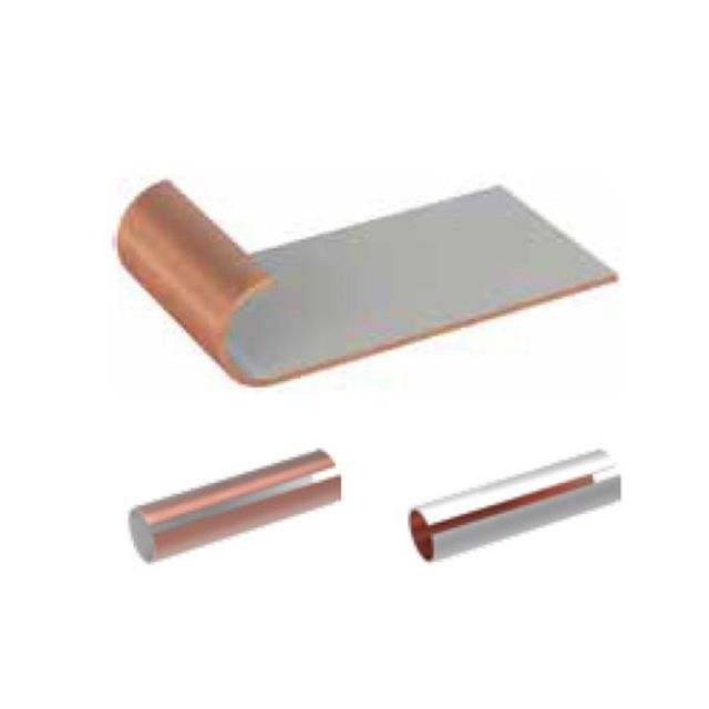 Διμεταλλικό Φύλλο Χαλκού-Αλουμινίου 500x40x0.5 D1053 082-900005040