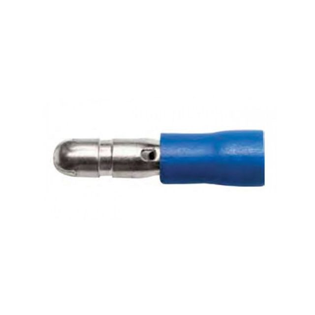 Terminal Banana Type Male 1.50-2.50 Blue Insulation sas ΑΚ-ΑΚ-064