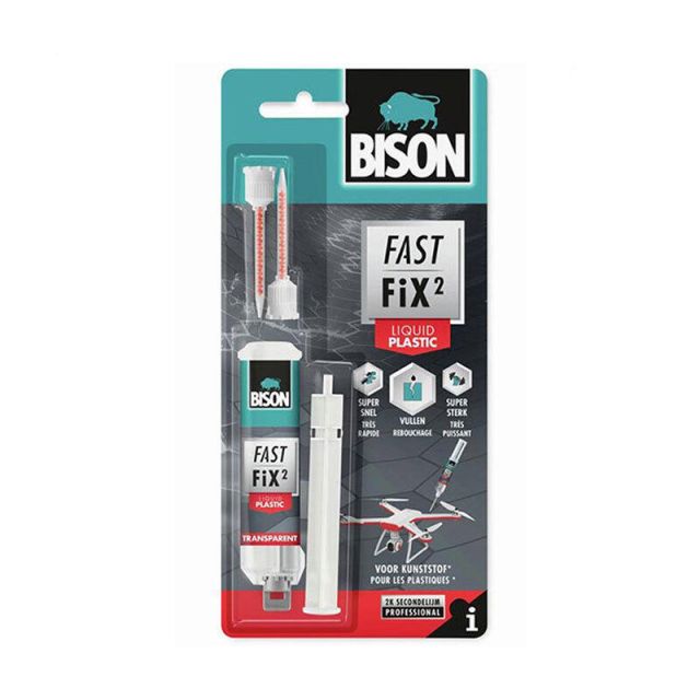 Glue Fast Fix Liquid Plastic 10g Bison 6313683