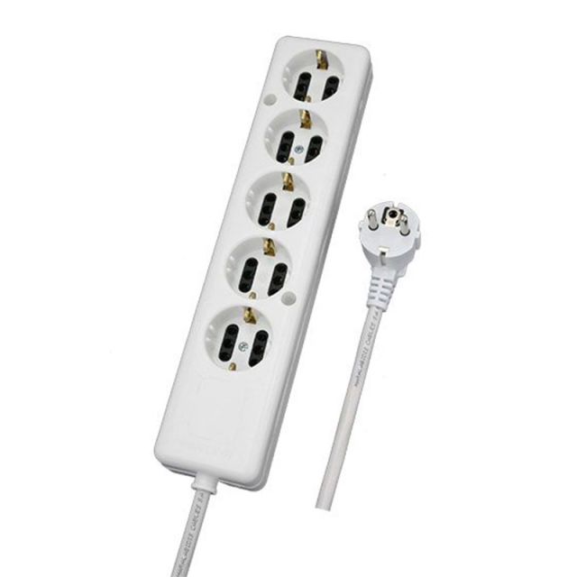 Πολύπριζο 5 Θέσεων 3x1.5mm² 5m 35325-0417Λ