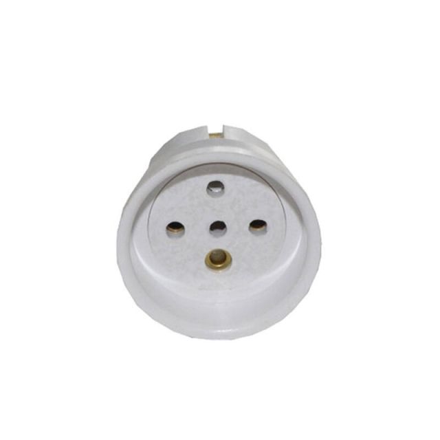 Adapter Tripolar to 1 Way White