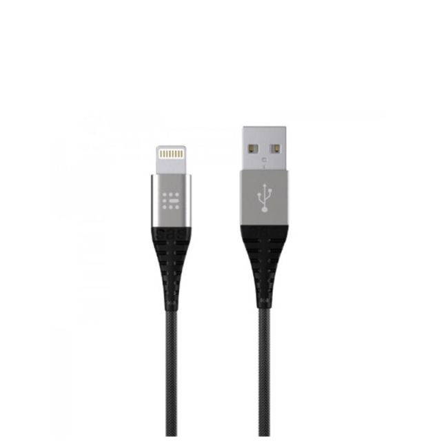 USB Cable Type A to Lighting Durable 1.2m Go Connect Silver 100-16-003