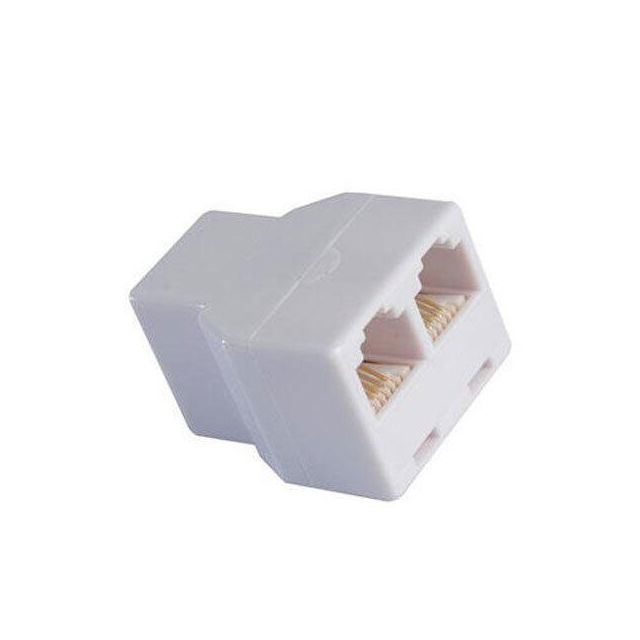 6P4C Adapter 1 Male -2 Female Ε10-100-0009