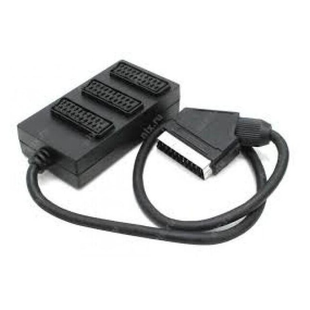 SCART-3XSCART Female Cable Black EA3023 ΜΡΕ 01.079.0007