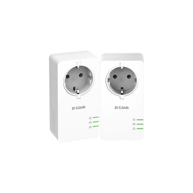 D-LINK Powerline AV2 with AC Passthrough and 1 Ethernet Port 1000Mbps DHP-P601A