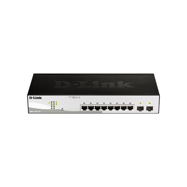 D-Link DGS-1210-10 Switch with 10 Ethernet Ports 10-100-1000Mbps 97-50-DLSG1210
