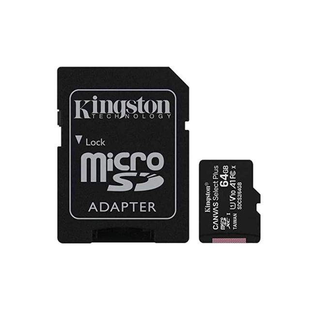 Card Kingston Canvas Plus MicroSD 64GB 319092