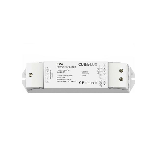 Signal Amplifier 4x5W RGBW 12-36Vdc 13-0941
