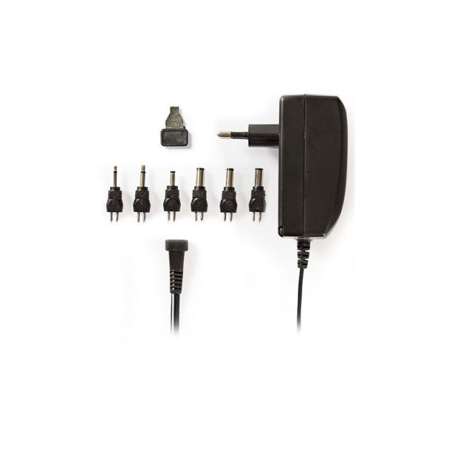 Universal AC Power Adapter 9/12/13.5/15/18/20/24 VDC 1-1.5A 233-006