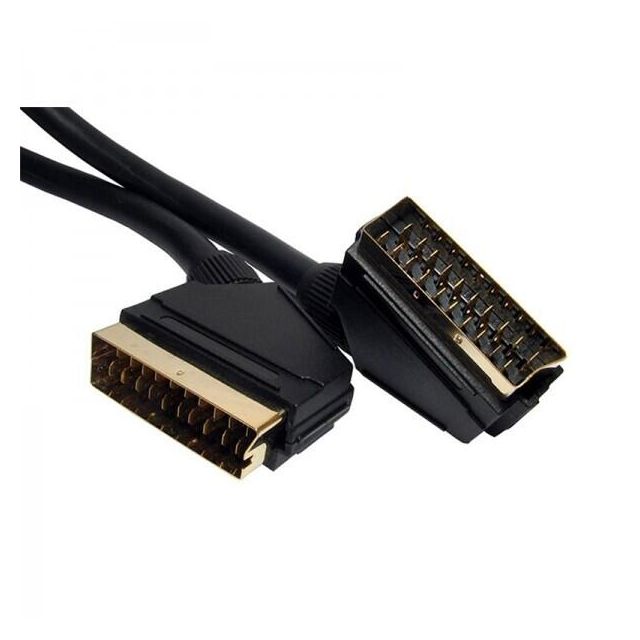 Scart-Scart Cable Φ8 Gold Plated S-01N 1.5m Lancom 01.079.0093