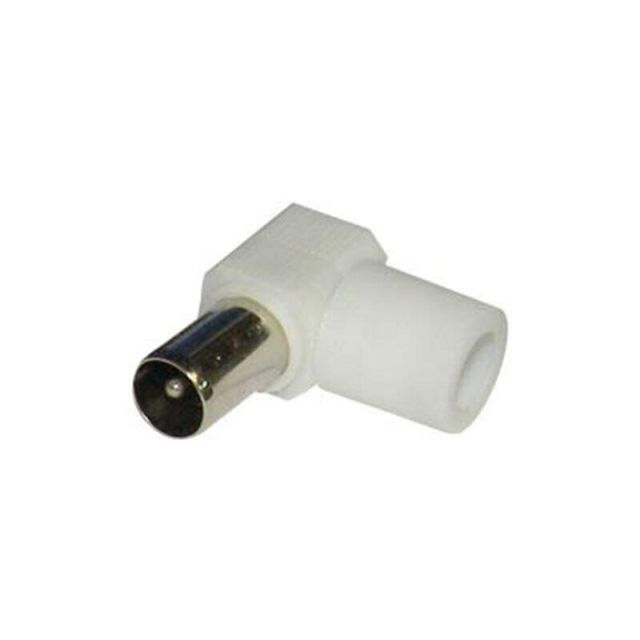 Corner TV Plug Male Pal EA2099 Plastic R/A ROHS LNC 01.104.0006