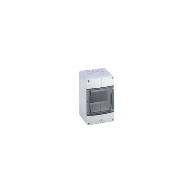 Surface Mounted Enclosure Plastic 1x5M Transparent Door ΑΚΕ05 73560501