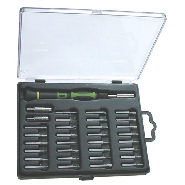 Electronic Screwdriver Bit Set - 34 Pieces 104002