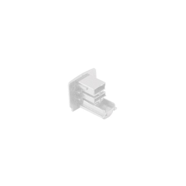 White Terminal Cap for Three-Phase Rail TM
