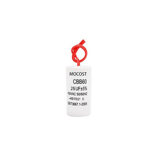 Capacitor 25μF 450V Faston 1 Piece TM CBB60-25uF-450V