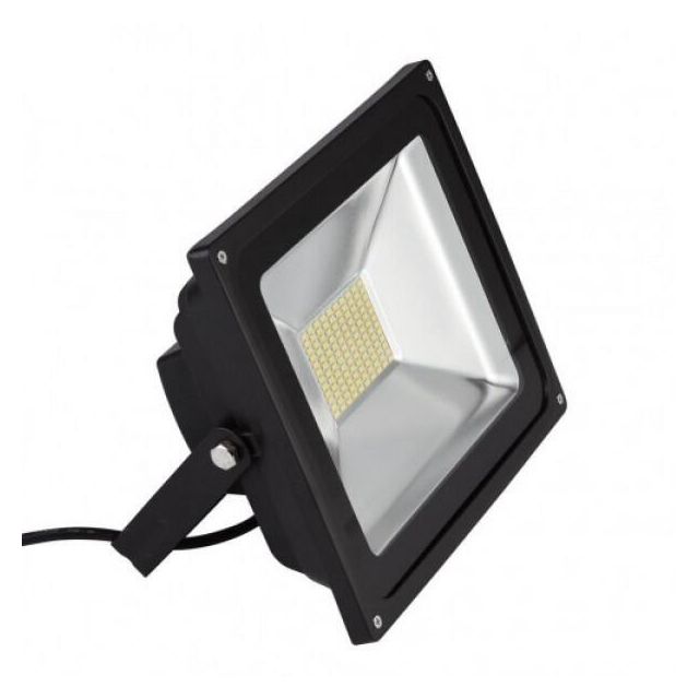 Προβολέας LED 10W 6000K 800lm 230V IP65 Μαύρος ΤΜ