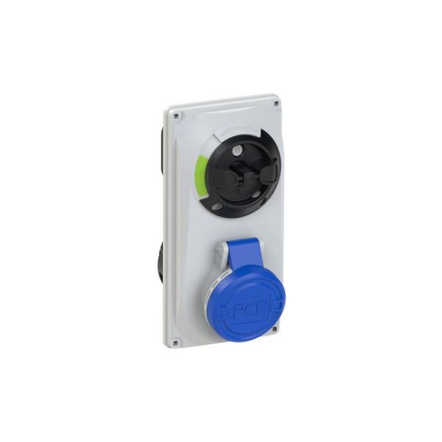 Wall Mounted Socket with Switch 3X16A 230V IP44 6013-6