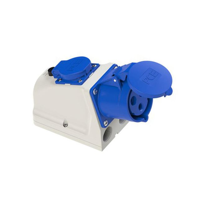 Γωνιακή Πρίζα Επίτοιχη 3X32Α 200-250V ΙΡ44 9223-6