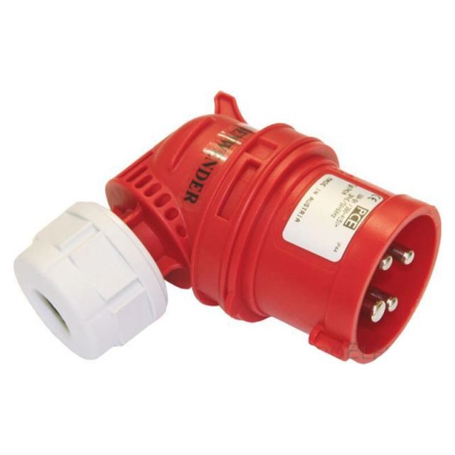 Angled Plug Male Twist 5X32 400V IP44 7425-6