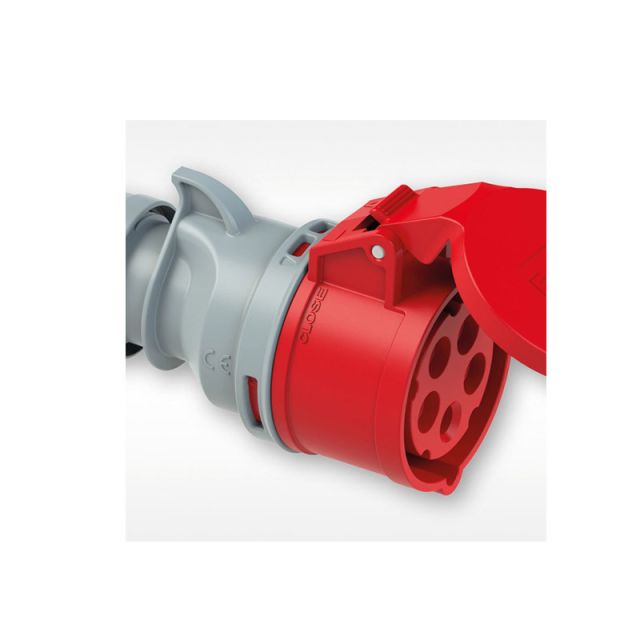 Φις Θηλυκό Προέκτασης Shark με Καπάκι 3X16Α 500V ΙΡ44 213-10