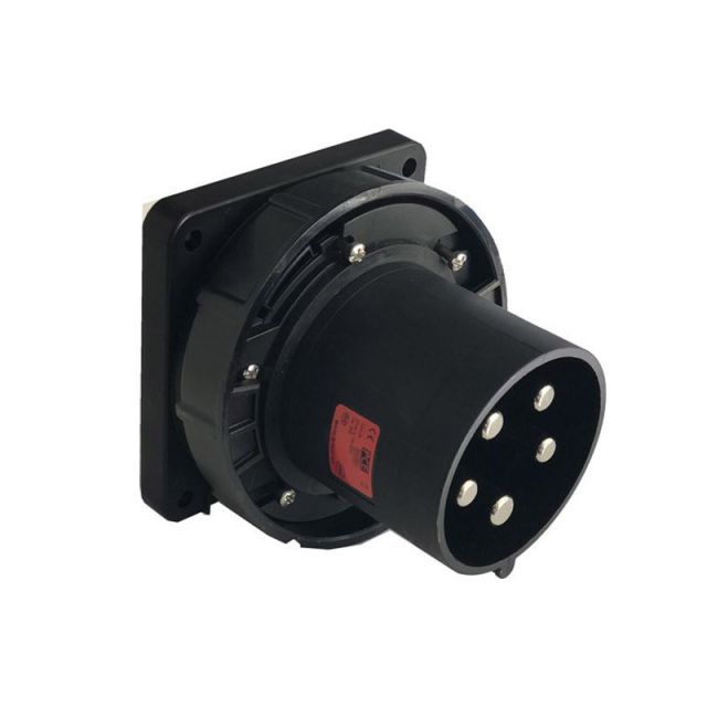 Πρίζα Χωνευτή 5Χ63Α 400V ΙΡ67 Μαύρη 635-6xs