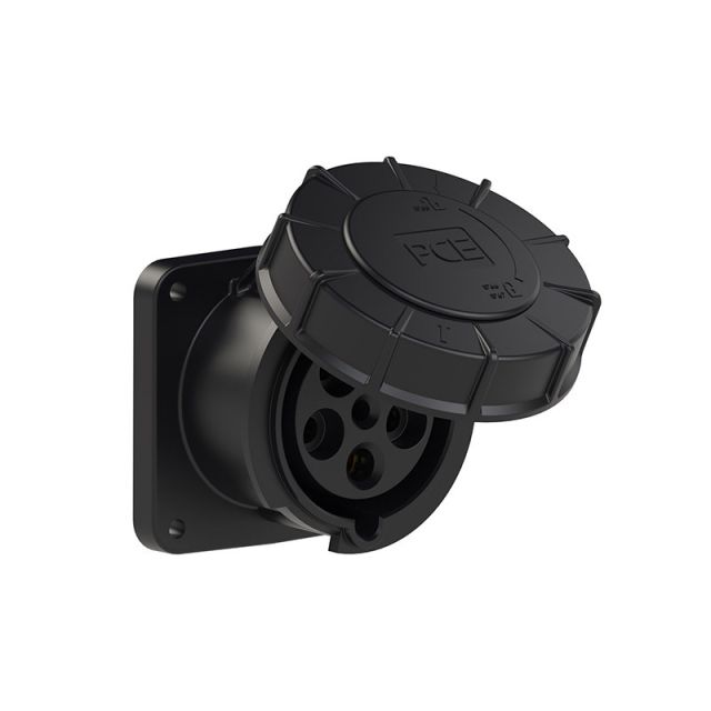 Πρίζα Χωνευτή 5Χ63Α 400V ΙΡ67 Μαύρη 335-6xs