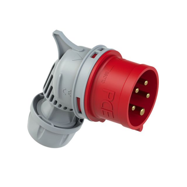 Angled Plug CEE 5x32A 400V 6h IP44 TWIST