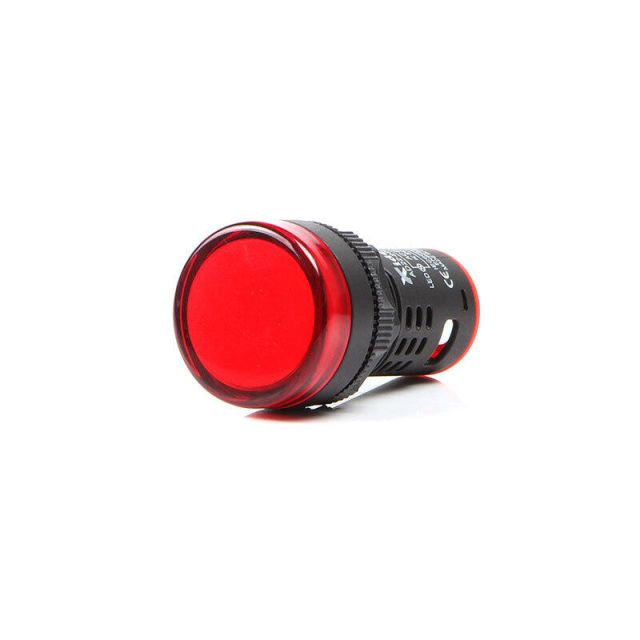 Ενδεικτική Λυχνία LED Φ22 Κόκκινο 24V TM AD22-22DS-24V-RED
