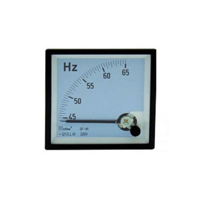 Frequency meter 96Χ96 Needle 45-65HZ 230VAC 9010596456500