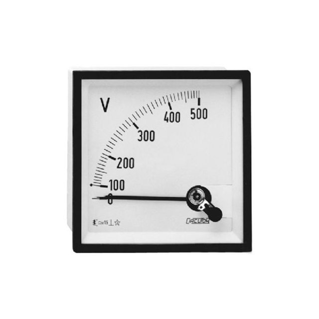 Voltmeter 96x96 500V