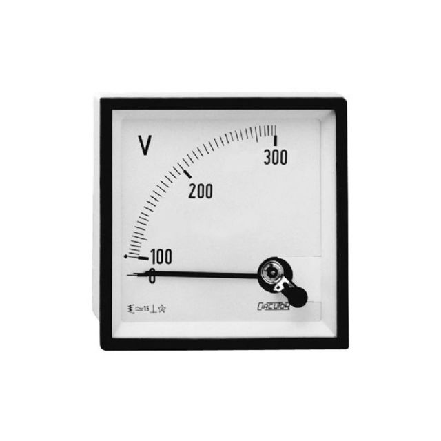 Voltmeter 96x96 100V DC