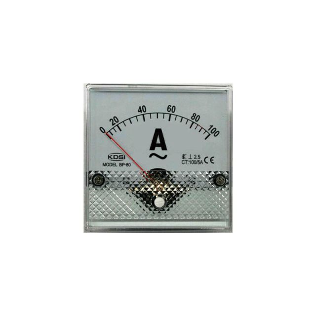 Αμπερόμετρο Αναλογικό 60x60 100A DC 501-653100000