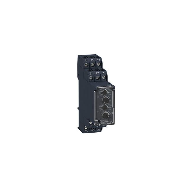 Modular Timing Relay On Delay 0.05s 300h 24V 240Vac Dc 1c o RE22R1AKMR