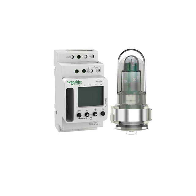 Προγραμματιζόμενος Διακόπτης Φωτεινότητας Acti 9 IC2000+ 2-2000 lux CCT15483