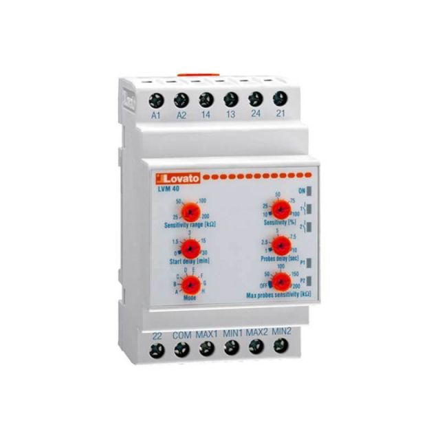 Level Monitoring Relay Conductive Fluid Level 2.5 - 50 kOhm